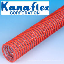 Kanaflex leve e flexível VS Kanaline Uma mangueira de sucção para sucção em caminhões de descarga de vácuo. Feito no Japão
